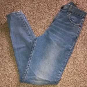 TOPSHOP Jamie High Rise Skinny Jeans